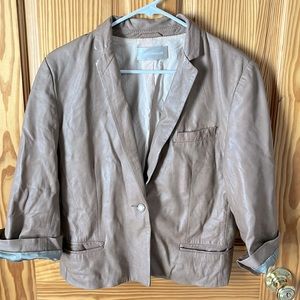 Zadid and Voltaire lamb leather jacket